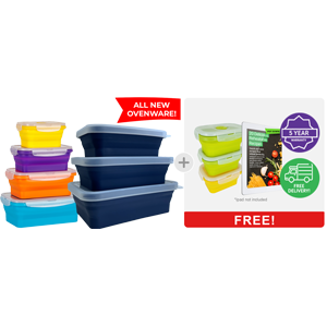 Signature Set + Air Fryer Ovenware Set + FREE Minis + e-Cookbook